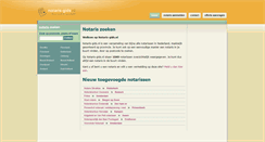Desktop Screenshot of notaris-gids.nl