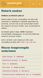 Mobile Screenshot of notaris-gids.nl