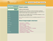 Tablet Screenshot of notaris-gids.nl